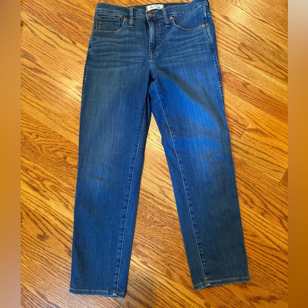 Madewell mid rise stovepipe jeans